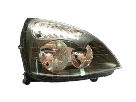 Renault Clio (Clio II) 2001.06.01-2005.09.30 Fényszóró H7/H1 jobb (fekete házas) DEPO (0LJC)