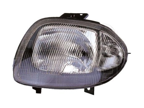Renault Thalia 1999.05.01-2002.02.28 Fényszóró H4 bal 01.05-ig (bordás üveggel) DEPO  (0RE2)