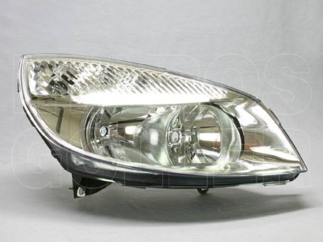 Renault Megane Scenic 2003.06.01-2006.03.31 Fényszóró H7/H1 jobb DEPO (15DW)