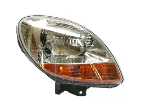 Nissan Kubistar 2003.10.01- Fényszóró H4 jobb sárga villogós (króm házas) DEPO (0LDI)