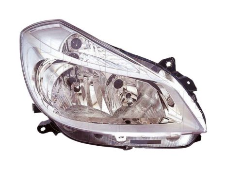 Renault Clio (Clio III) 2005.10.01-2008.12.31 fényszóró 2H7 jobb, króm, motoros (nem Campus) DEPO (0RE5)