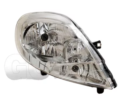 Nissan Primera (P12) 2002.03.01-2007.12.31. Fényszóró H4 jobb, fehér villogó (motoros állítás, motor nélkül) DEPO  (0XK6)