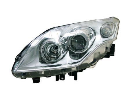 Renault Laguna 2007.10.01-2011.01.31 Fényszóró 2H7 bal, króm házas (motoros állítás, motor nélkül) DEPO (0UIN)