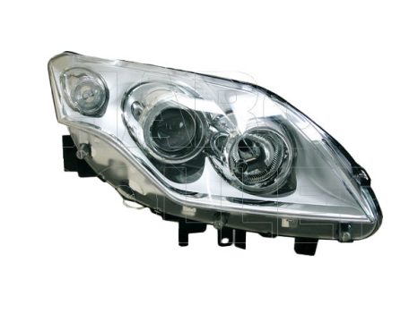Renault Laguna 2007.10.01-2011.01.31 Fényszóró 2H7 jobb, króm házas (motoros állítás, motor nélkül) DEPO (0UIP)