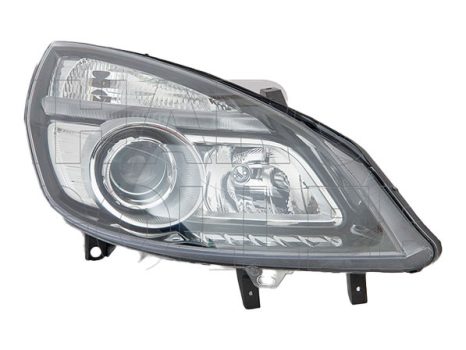 Renault Megane Scenic 2006.04.30-2009.05.31 Fényszóró H1/H7 jobb, sötét h. (motoros állítás, motor nélkül) DEPO (0WK3)