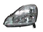   Renault Modus 2008.04.01- Fényszóró H1/H7 bal (motoros állítás, motor nélkül) DEPO (0GHW)