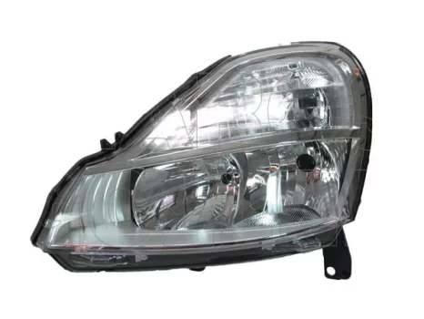 Renault Modus 2008.04.01- Fényszóró H1/H7 bal (motoros állítás, motor nélkül) DEPO (0GHW)