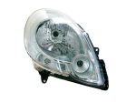   Renault Kangoo 2008.02.01-2013.06.30 Fényszóró H4 jobb króm házas (motoros állítás, motor nélkül) DEPO (0ZNH)