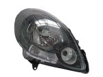   Renault Kangoo 2008.02.01-2013.06.30 fényszóró H4 jobb fekete házas (motoros állítás, motor nélkül) DEPO (0GPW)
