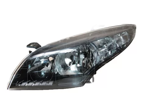 Renault Megane 2008.10.31-2012.03.31 Fényszóró 2H7 bal, fekete házas,nappali fénnyel (motorral) DEPO (039F)
