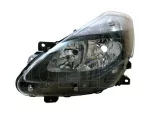   Renault Clio (Clio III) 2009.01.01-2012.10.31 Fényszóró 2H7 bal fekete házas (motoros állítás, motor nélkül) DEPO  (0YRE)