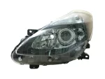   Renault Clio (Clio III) 2009.01.01-2012.10.31 Fényszóró H1/2H7 bal fekete házas (motoros állítás, motor nélkül) DEPO (0Z77)
