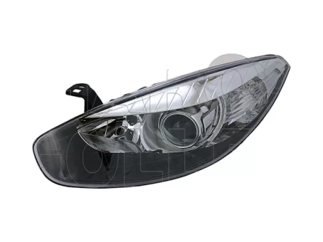 Renault Fluence 2013.01.01- Fényszóró D1S/H7 bal XENON, fekete házas DEPO (13YU)