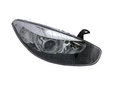 Renault Fluence 2013.01.01- Fényszóró D1S/H7 jobb XENON, fekete házas DEPO (13YV)