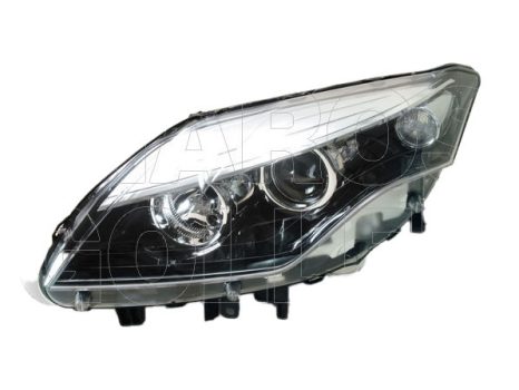 Renault Laguna 2011.01.31- fényszóró 2H7 bal, fekete házas (motoros állítás, motor nélkül) DEPO (01XU)