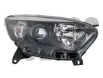   Renault Captur 2013.06.01-2016.08.30 Fényszóró H1/H1 jobb fekete házas (motorral)DEPO (15AI)