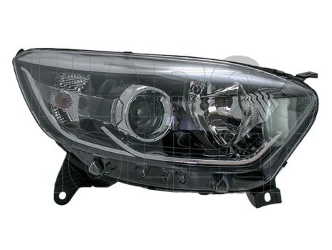 Renault Captur 2013.06.01-2016.08.30 Fényszóró H1/H1 jobb króm házas (motorral) DEPO (15AN)