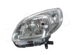  Renault Kangoo 2013.07.01- Fényszóró H4 bal króm házas (motoros állítás, motor nélkül) DEPO  (0WY8)