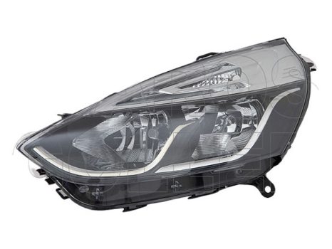 Renault Clio (Clio IV) 2016.01.01-2019.09.20 Fényszóró H1/H7 bal króm házas(motorral) DEPO * (1LZ2)