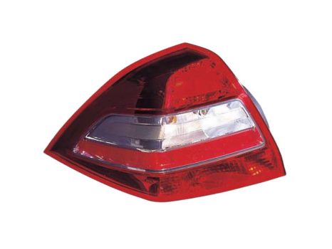 Renault Megane 2006.01.01-2008.10.31 Hátsó lámpa üres bal (4 ajtós) DEPO (0PPC)