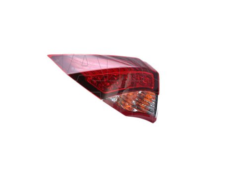 Renault Laguna 2011.01.31- Hátsó lámpa kpl. bal LED-es, külső fekete (0HWM)