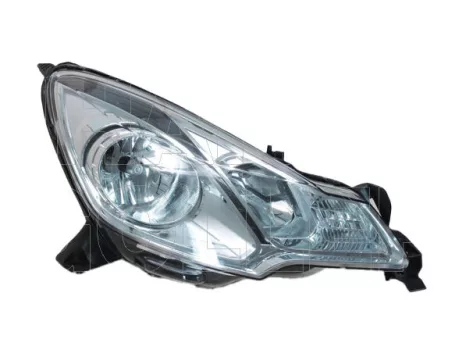 Citroen DS3 2010.03.01- Fényszóró H7/H1 jobb, fekete házas (motorral) DEPO (0354)