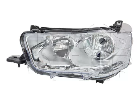 Citroen C-Elysée 2012.09.01-2017.10.30 Fényszóró H7/H1 bal nappali fénnyel (motoros állítás, motor nélkül)DEPO (13SN)