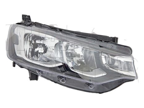 Citroen C-Elysée 2017.11.01- Fényszóró H1/H7 jobb (motoros állítás, motor nélkül) DEPO * (1GGM)