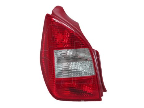 Citroen C2 2003.01.01-2008.11.30 Hátsó lámpa üres bal 05.10-től (piros/fehér) (0IWG)