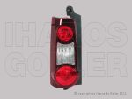   Citroen Berlingo B9 2012.04.01-2015.02.01 Hátsó lámpa üres bal (2 hátsó ajtó) (0WJ9)