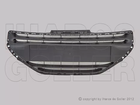 Peugeot 208 (A9) 2012.01.01-2015.05.01 Hűtődíszrács fekete (Allure) (1A7D)