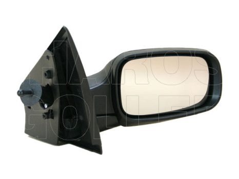 Renault Clio (Clio III) 2005.10.01-2008.12.31 Visszapillantó tükör jobb, bowdenes állítható, domború, hőmérős  (nem Campus) (0RRR)