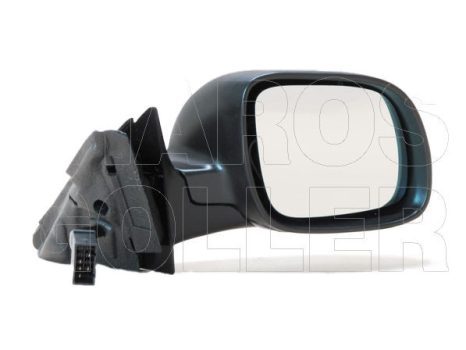 Audi A4 1994.11.01-1998.12.31 Visszapillantó tükör jobb, elektromos  állítás, fűthető, fényezendő, kék, kis házas (0X15)