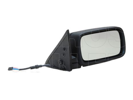 BMW 5 (E34) 1988.01.01-1995.11.30 Visszapillantó tükör jobb, kék, domború elektromos  állítható,fűthető (0X17)