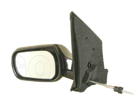 Ford Fiesta 2002.04.01-2005.09.30 Visszapillantó tükör bal, bowdenes állítható,fényezendő (0FED)