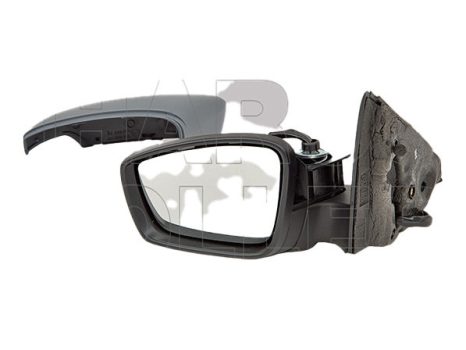 Skoda Fabia (NJ) 2014.10.01-2018.07.29 Visszapillantó tükör bal, elektromos  állítás, domború, villogós, fényezendő, fűthető (149G)