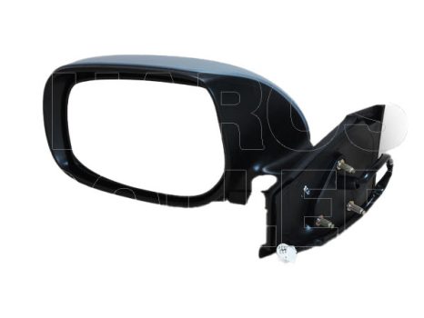 Toyota Yaris 2006.01.01-2008.12.31 Visszapillantó tükör bal, elektromos  állítás, domború, alapozott (04PI)