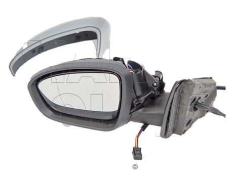 Renault Megane 2016.03.01-2020.10.08 Visszapillantó tükör bal e.állítás, fűthető, fényezendő, villogós, aszf (1FFM)