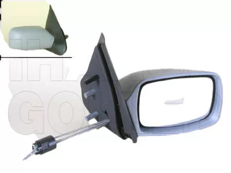 Ford Fiesta 1995.08.01-1999.08.31 Visszapillantó tükör jobb, bowdenes állítható, fényezendő (0FH5)