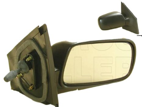 Toyota Yaris 1999.04.01-2003.01.31 Visszapillantó tükör jobb, bowdenes állítható (0E2V)