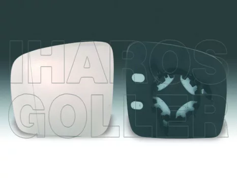 VW Caddy III 2004.02.01-2009.12.31 Tükörlap cserélhető bal, aszférikus (0PA8)