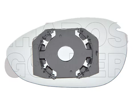 Fiat 500 2007.07.01-2015.06.30 Tükörlap cserélhető jobb, domború (04GW)