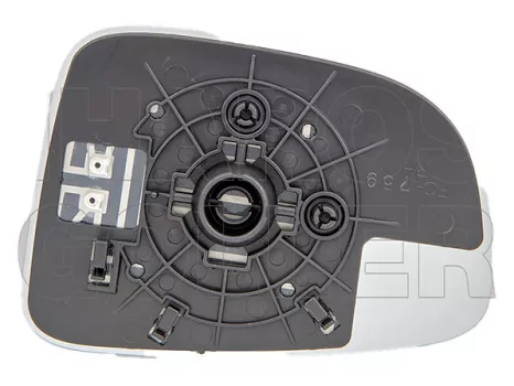 Mazda 2 2014.02.27- Tükörlap cserélhető bal, aszférikus, fűthető (17AJ)