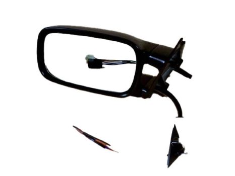 VW Passat (B3) 1988.04.01-1993.08.31 Visszapillantó tükör bal, elektromos  állítható, fűthető, fényezendő R (0CT6)