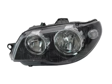 Fiat Albea 2005.01.01-2012.12.31 Fényszóró 2H7 bal, fekete házas (manuális) DEPO (0WP9)