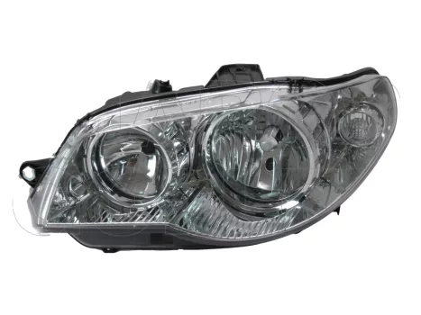 Fiat Albea 2005.01.01-2012.12.31 Fényszóró 2H7 bal, króm házas (motorral) DEPO (0WP5)