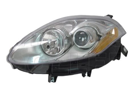 Fiat Bravo 2007.01.01- Fényszóró 2H1 bal krómh., sárga villogó (motorral)D (07M9)