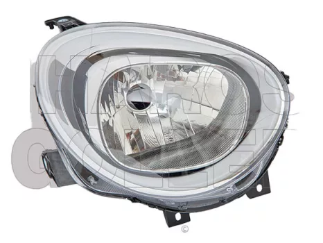 Fiat 500X 2014.09.01- Fényszóró H4/LED jobb (motorral) DEPO (1ABW)