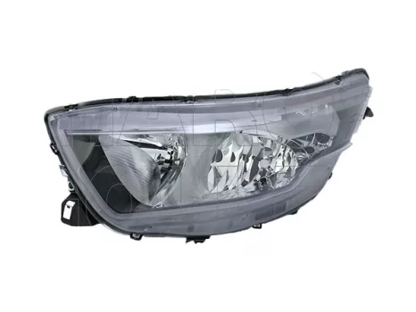 Iveco Daily 2014.07.01-2019.05.31 fényszóró H7/H1 bal fekete házas (motorral) DEPO (12YD)