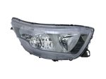   Iveco Daily 2014.07.01-2019.05.31 fényszóró H7/H1 jobb fekete házas (motorral) DEPO (12YE)